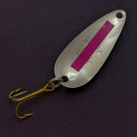 Worth Chippewa Spoon, Nickel Pink, 3/16 oz (6g), Hammered, #24573