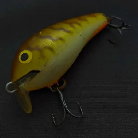 Finnish Rapala Fat Rap 05, Tiger, 1/4 oz (7 g), Balsa, #24575