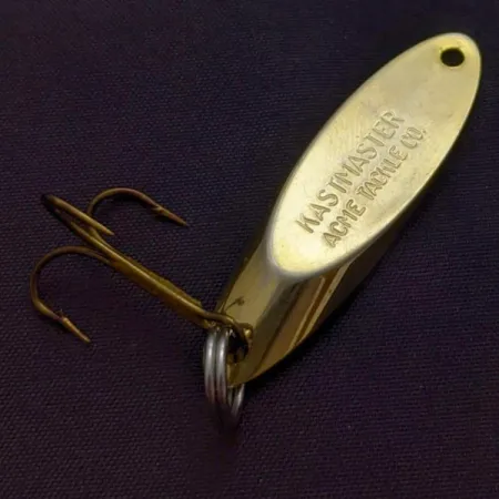 Acme Kastmaster Spoon, Gold, 1/4 oz (7 g), Stamped Metal, #24576