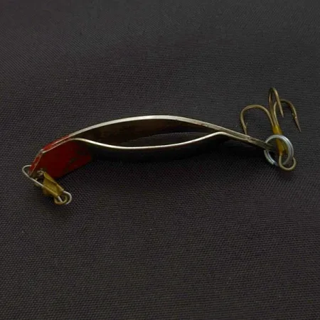 1960s Abu Mac-Dan Spoon, Nickel/Red, 3/16 oz (5 g), Twin Leaf, #24578