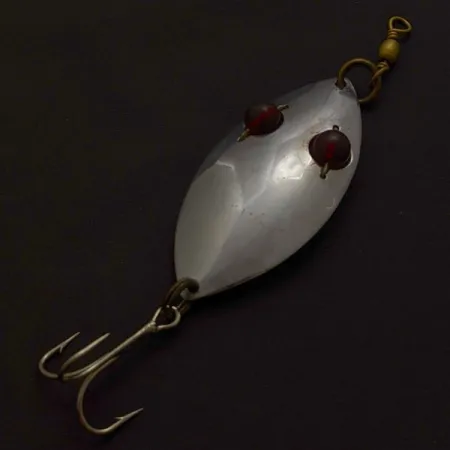 Hofschneider Red Eye Wiggler Spoon, Silver, 1 oz (25 g), #24579