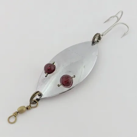 Hofschneider Red Eye Wiggler Spoon, Silver, 1 oz (25 g), #24579