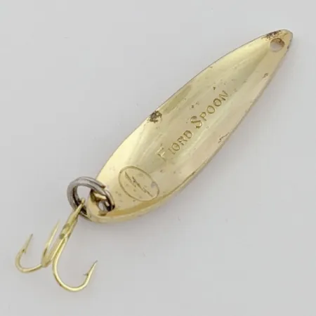 1950s Acme Fiord Spoon, Gold, 1/4 oz (7 g), Lightning Logo, #24580