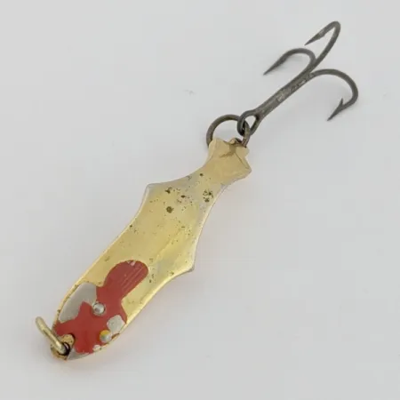 Vintage Pflueger Pippin Wobbler, Gold/Red, 3/16oz (6g), #24582