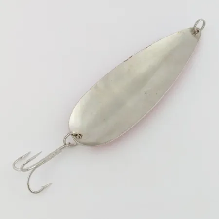 Cabela's Casting Spoon, Red/White, 1 1/4 oz (35g), Nickel, #24584