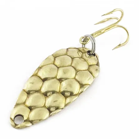 Acme Little Cleo Spoon, Gold, 1/8oz (3.5g), Bubble Pattern, #24586