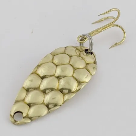 Acme Little Cleo Spoon, Gold, 1/8oz (3.5g), Bubble Pattern, #24586