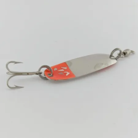 Roy Self #2 Spoon, Nickel/Red, 1/8 oz (4 g), White Accents, #24587