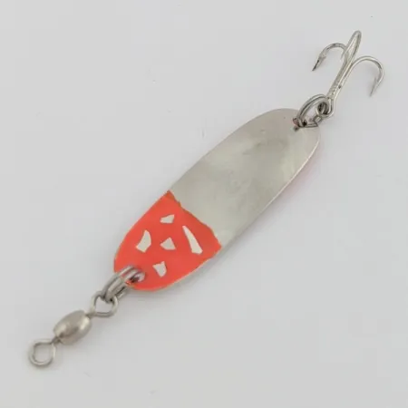 Roy Self #2 Spoon, Nickel/Red, 1/8 oz (4 g), White Accents, #24587