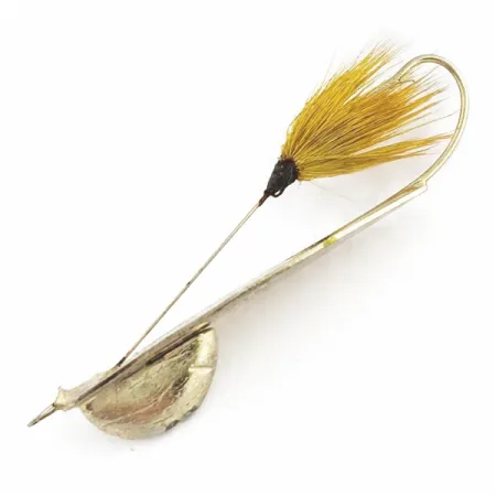 Marathon Weedless Spoon, Gold, 3/16 oz (6 g), Bucktail, #24597