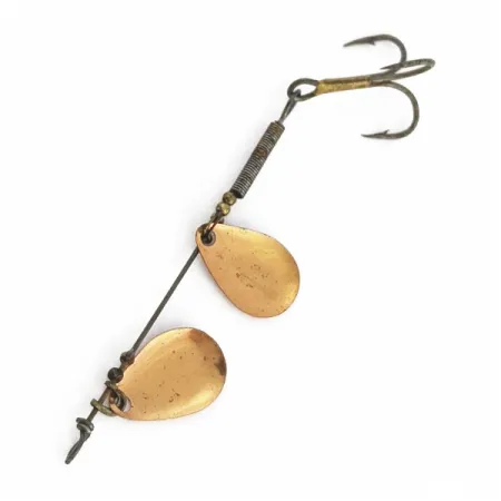 Worth Double Blade Spinner, Copper, 3/64 oz (1.5 g), Dual Blades, #24603