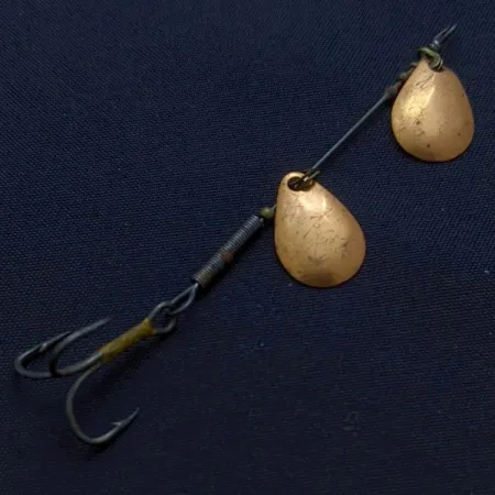 Worth Double Blade Spinner, Copper, 3/64 oz (1.5 g), Dual Blades, #24603