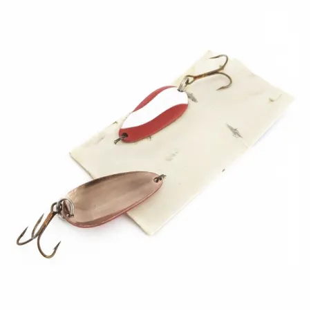 Vintage Glen Evans Spoon Set, Red/White/Copper, 3/16 oz (6 g), #24601