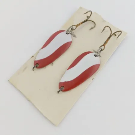 Vintage Glen Evans Spoon Set, Red/White/Copper, 3/16 oz (6 g), #24601