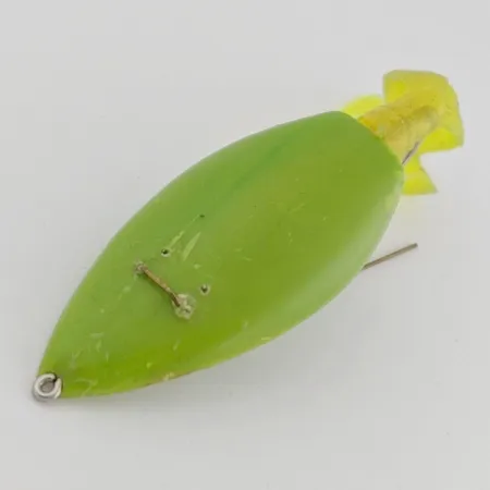 Vintage Fromme's Weed Hopper Lure, Green, Wire Guards, #24603