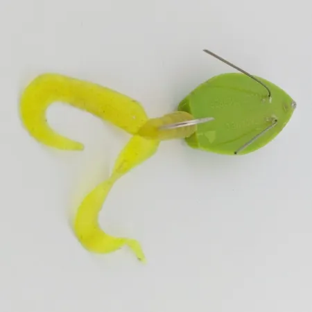 Vintage Fromme's Weed Hopper Lure, Green, Wire Guards, #24603