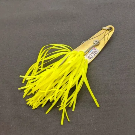 Strike King Timber King Spoon, Gold, 1/2 oz (14 g), Yellow Skirt, #24608