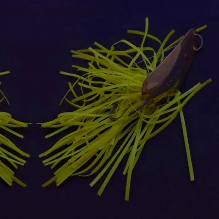 Strike King Timber King Spoon, Gold, 1/2 oz (14 g), Yellow Skirt, #24608