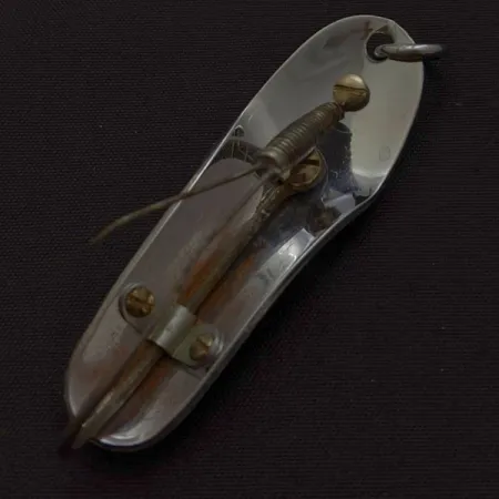 Pflueger Chum 3 Spoon, Nickel, 1/2 oz (14 g), Weed Guard, #24609