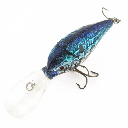Renosky Deep Dive Honeycomb Rattl Shad, Silver/Blue, 2/5 oz, #24614