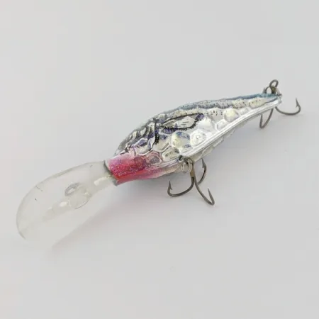 Renosky Deep Dive Honeycomb Rattl Shad, Silver/Blue, 2/5 oz, #24614