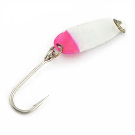 Dick Nite Wee Spoon, Nickel/Red, 1/32 oz (0.7 g), Single Hook, #24616