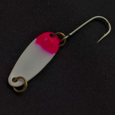 Dick Nite Wee Spoon, Nickel/Red, 1/32 oz (0.7 g), Single Hook, #24616
