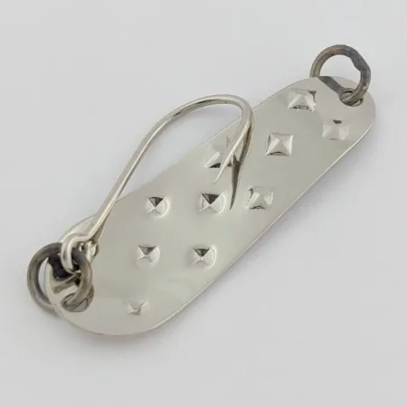 Luhr Jensen Alpena Diamond Spoon, Nickel/Blue, 1/8oz (4g), #24617