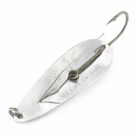 Tony Accetta Weed Doger Spoon, Nickel, 3/4 oz (21 g), Weed Guard, #24618