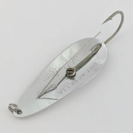 Tony Accetta Weed Doger Spoon, Nickel, 3/4 oz (21 g), Weed Guard, #24618