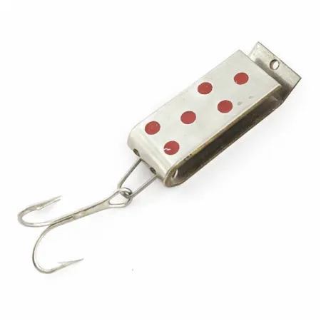 Jake's Lures Lil Jake Spoon, Nickel/Red, 1/3 oz (9 g), Folded, #24620