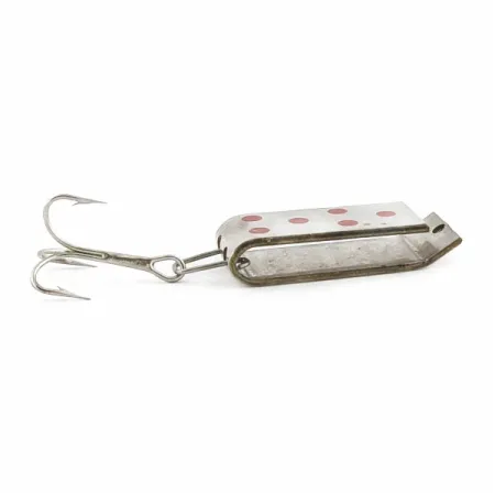 Jake's Lures Lil Jake Spoon, Nickel/Red, 1/3 oz (9 g), Folded, #24620