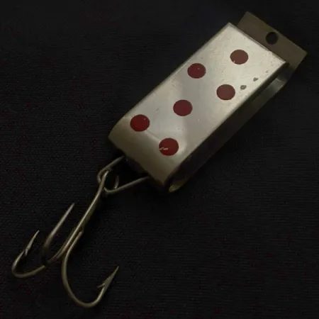 Jake's Lures Lil Jake Spoon, Nickel/Red, 1/3 oz (9 g), Folded, #24620