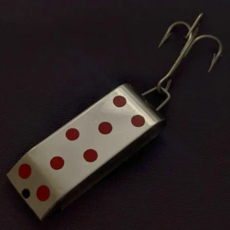 Jake's Lures Lil Jake Spoon, Nickel/Red, 1/3 oz (9 g), Folded, #24620