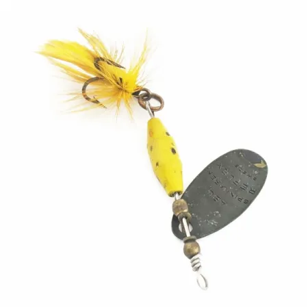 Abu Garcia Spinnaren Reflex, Black/Yellow, 1/8oz (4g), Feathered, #24621