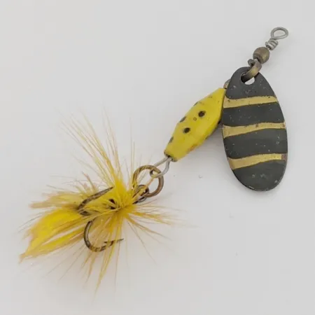 Abu Garcia Spinnaren Reflex, Black/Yellow, 1/8oz (4g), Feathered, #24621