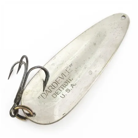 1950s Eppinger Dardevle Detroit, Nickel, 1 oz (28 g), #24636