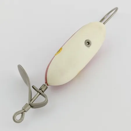 1920s Al Foss Oriental Wiggler No 4, Red/White, 1/2 oz (14 g), #24641