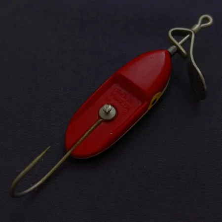 1920s Al Foss Oriental Wiggler No 4, Red/White, 1/2 oz (14 g), #24641