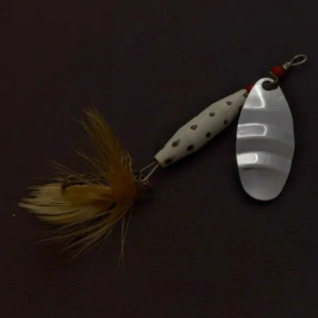 Abu Garcia Spinnaren Reflex, White, 1/4 oz (7 g), Feather, #24644