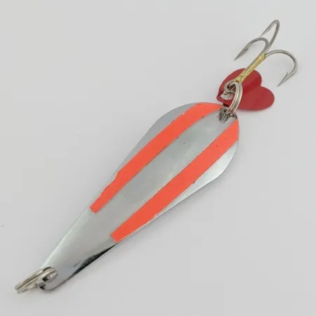 Worth Chippewa Spoon, Nickel Red Stripes, 2/5 oz (12 g), #24648