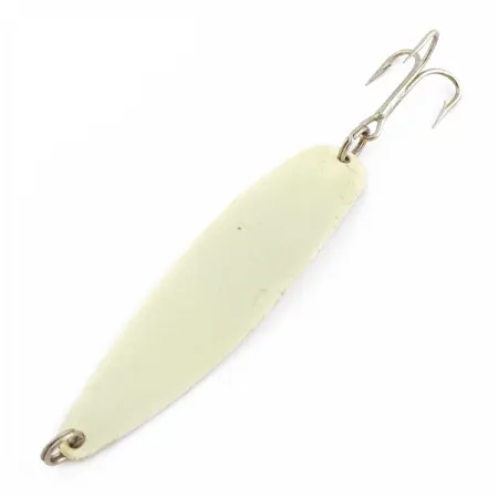 Hicks Tackle Glow Spoon, Glow, 1/3 oz (10 g), Glow-in-Dark, #24649