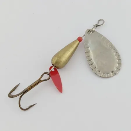 Vintage Herter's Perfect Spinner, Silver, 1/4 oz (7 g), Scalloped Blade, #24651
