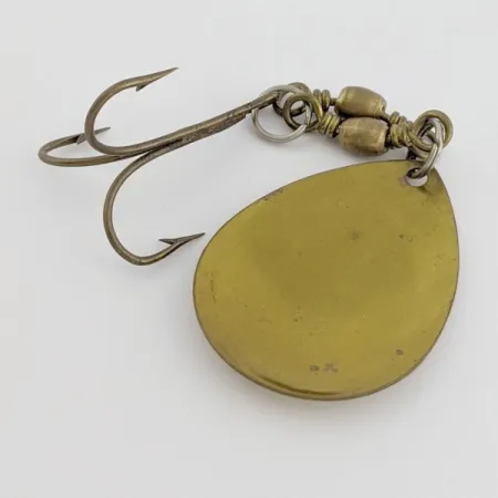 Worth Spinner 5, Brass, 2/5 oz (12 g), Teardrop Blade, #24672