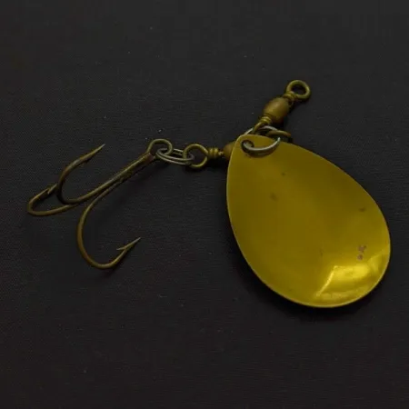 Worth Spinner 5, Brass, 2/5 oz (12 g), Teardrop Blade, #24672