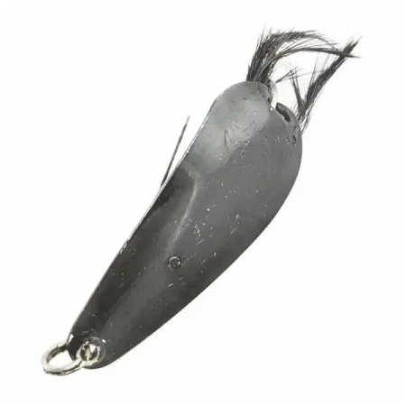 Weezel Rex Spoon, Black, 2/5 oz (12 g), Weedless Feather, #24674
