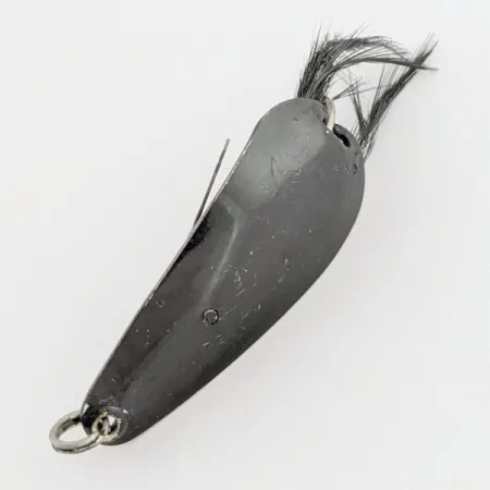 Weezel Rex Spoon, Black, 2/5 oz (12 g), Weedless Feather, #24674