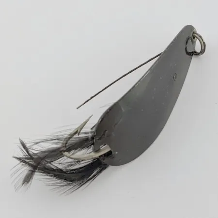 Weezel Rex Spoon, Black, 2/5 oz (12 g), Weedless Feather, #24674