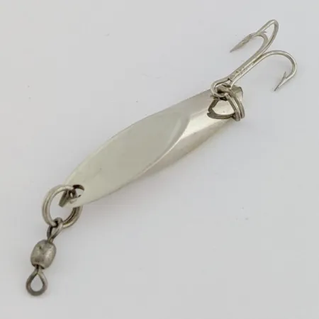 Johnson Splinter Spoon, Yellow/Nickel, 3/16 oz (5 g), Swivel, #24675
