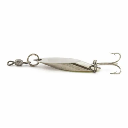 Johnson Splinter Spoon, Yellow/Nickel, 3/16 oz (5 g), Swivel, #24675